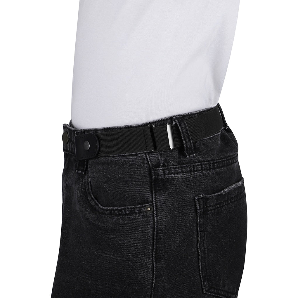 Easy Belt Without Buckle free Belts For Women Female waist Elastic stretch Jeans hidden Invisible - Image 7
