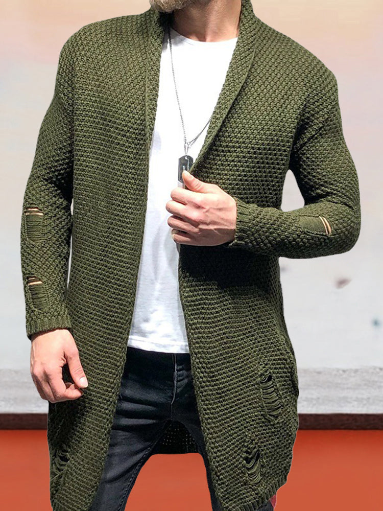 Coofandy Solid Color Loose Cardigan Knit Jacket - Image 10