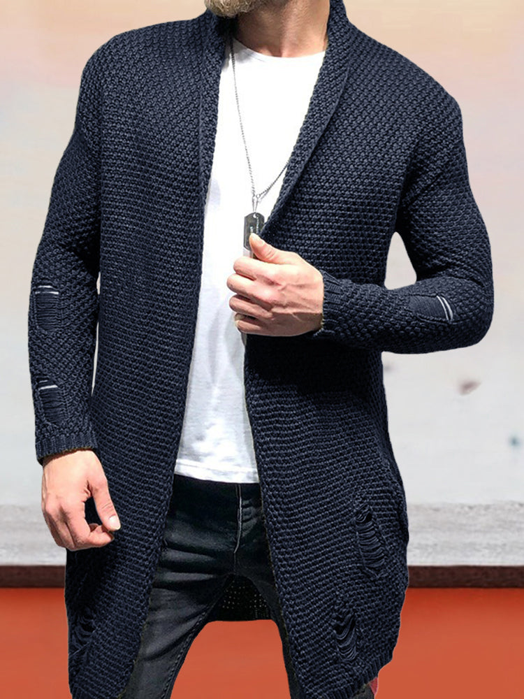 Coofandy Solid Color Loose Cardigan Knit Jacket - Image 15