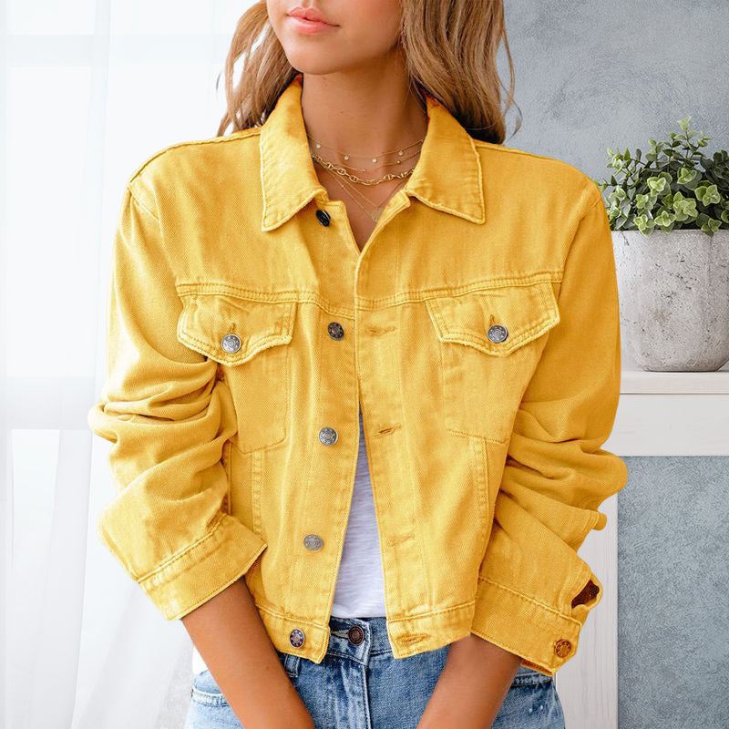 Colorful Denim Jacket - Image 4
