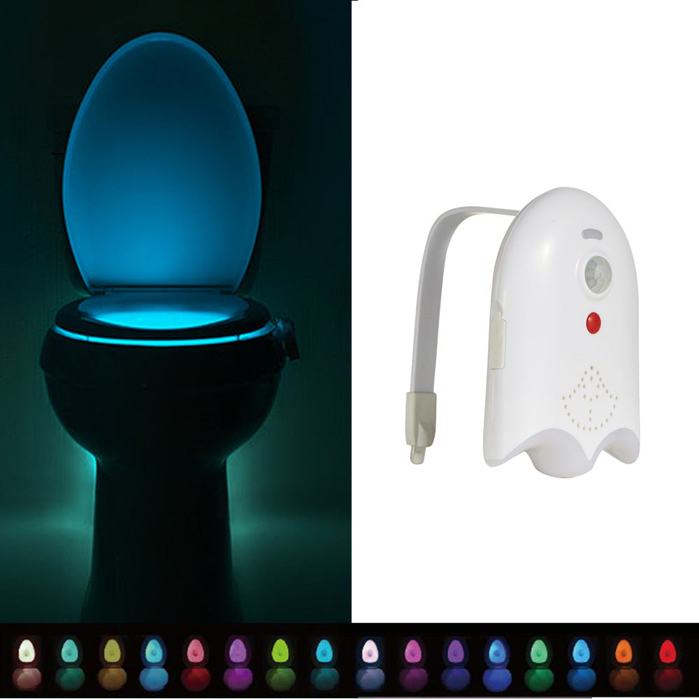 Rechargeable 16-color Aromatherapy Smart Sensor Toilet Light Night Light - Image 6