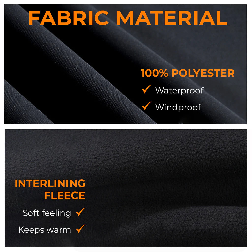 Super Therma Heated Jacket for Men with Battery Pack - Detachable Hood Neck Warmer - Image 5