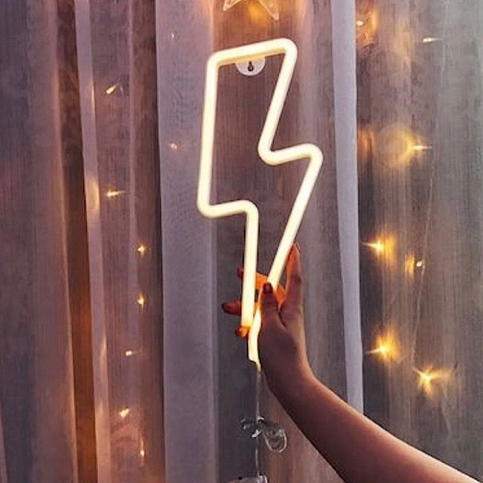 Neon Lightning Bolt - Image 2