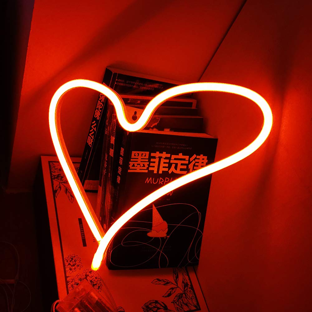 Neon Red Heart - Image 4