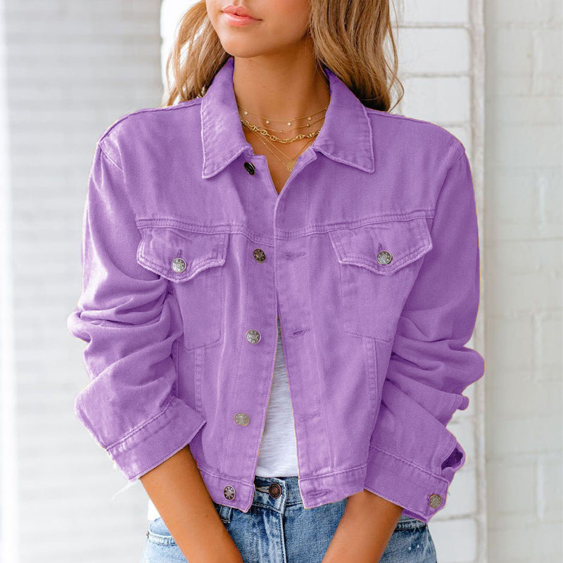 Colorful Denim Jacket - Image 8