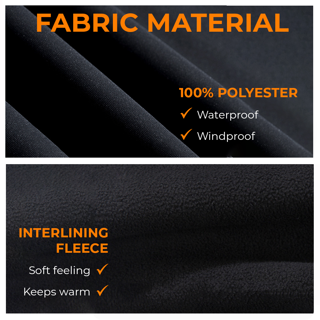 Heated Jacket for Men with Battery Pack - Detachable Hood Neck Warmer - Image 5