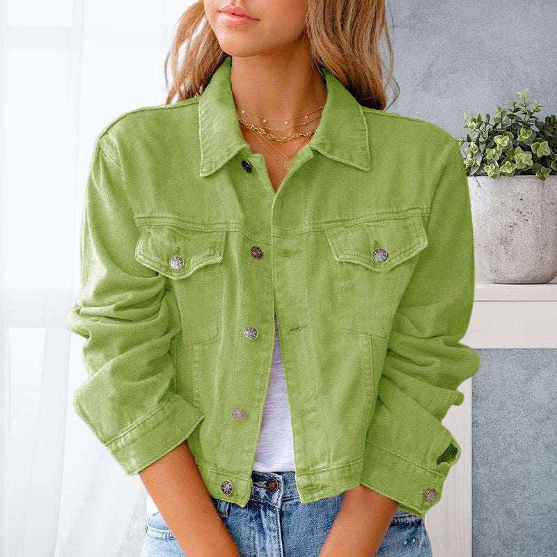 Colorful Denim Jacket - Image 3