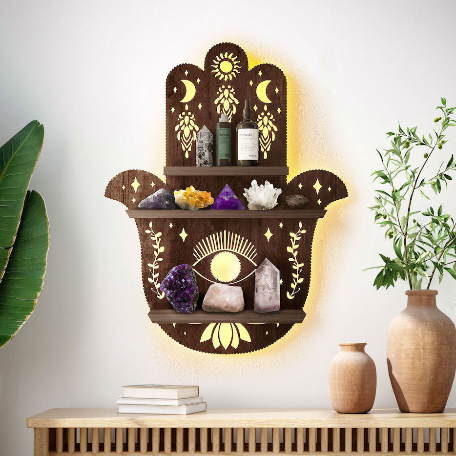 Enchanted Hamsa Shelf