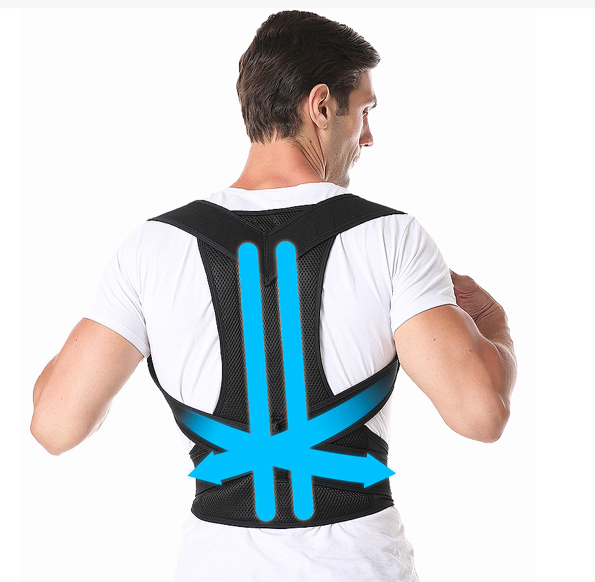 Hunchback Correction Belt With Support Plate Adjustable For Men & Women - Image 3