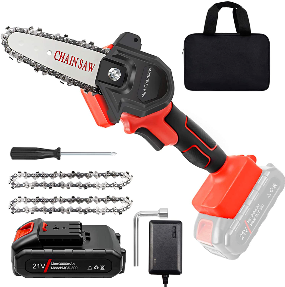 Mini Chainsaw Cordless Portable Rechargeable