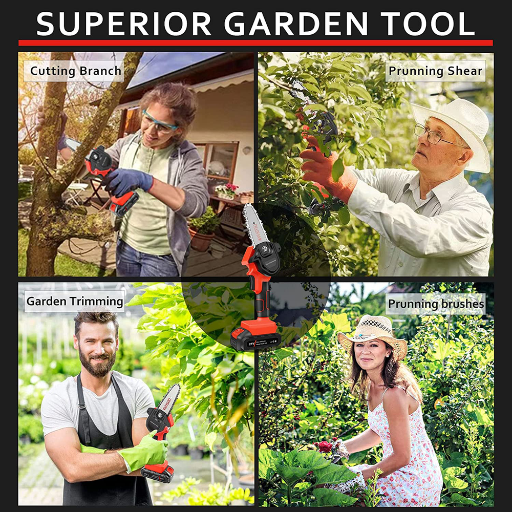 Mini Chainsaw Cordless Portable Rechargeable - Image 2