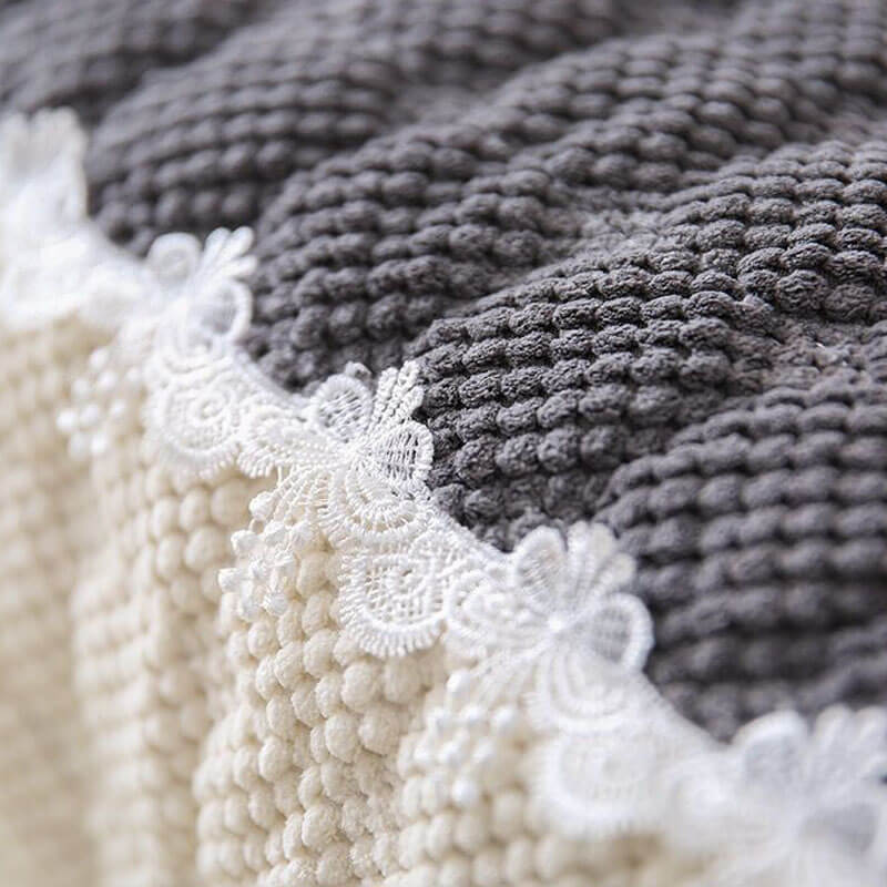 Super Soft Plush Couch Cover, Anti-Slip Sectional Couch Cover, L Shape Sofa Cover - Image 4