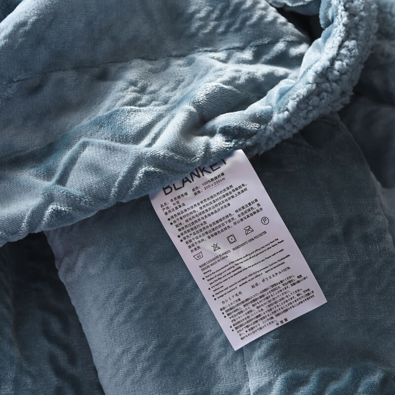 Nivtt Sherpa Fleece Throw Blanket, Plush Blanket Twin Queen Size - Image 4