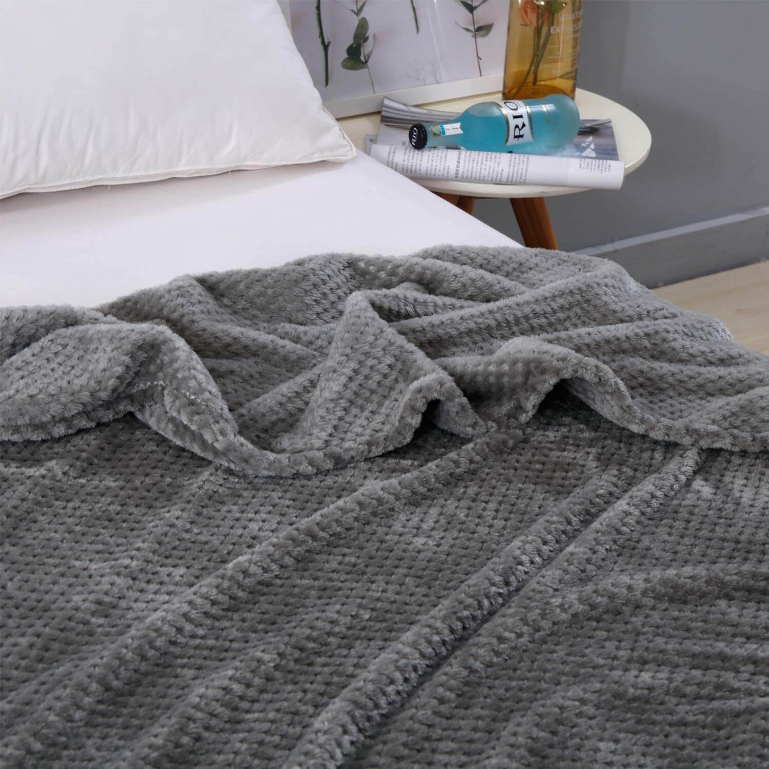 Nivtt Cotton Flannel Fleece Throw Blanket - Image 9