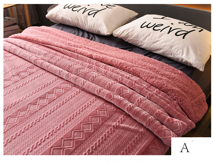 Nivtt Sherpa Fleece Throw Blanket, Plush Blanket Twin Queen Size - Image 10