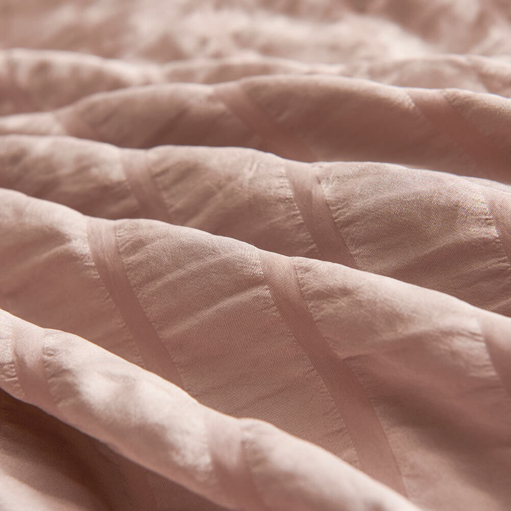 Nivtt Seersucker Washed Cotton Duvet Cover sets - Gray FULL/QUEEN/KING - Image 17