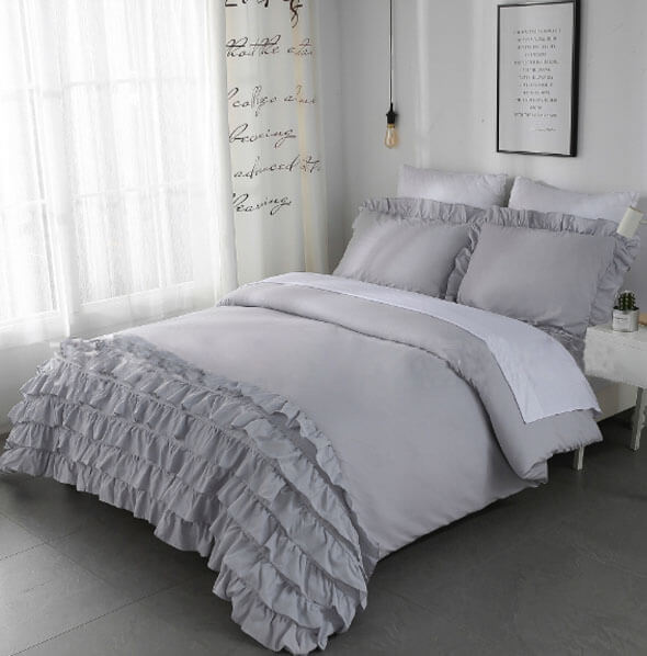Nivtt Duvet Cover, Full/Queen, White - Bedding - Duvet Covers & Shams - Bedroom Decor - Image 5