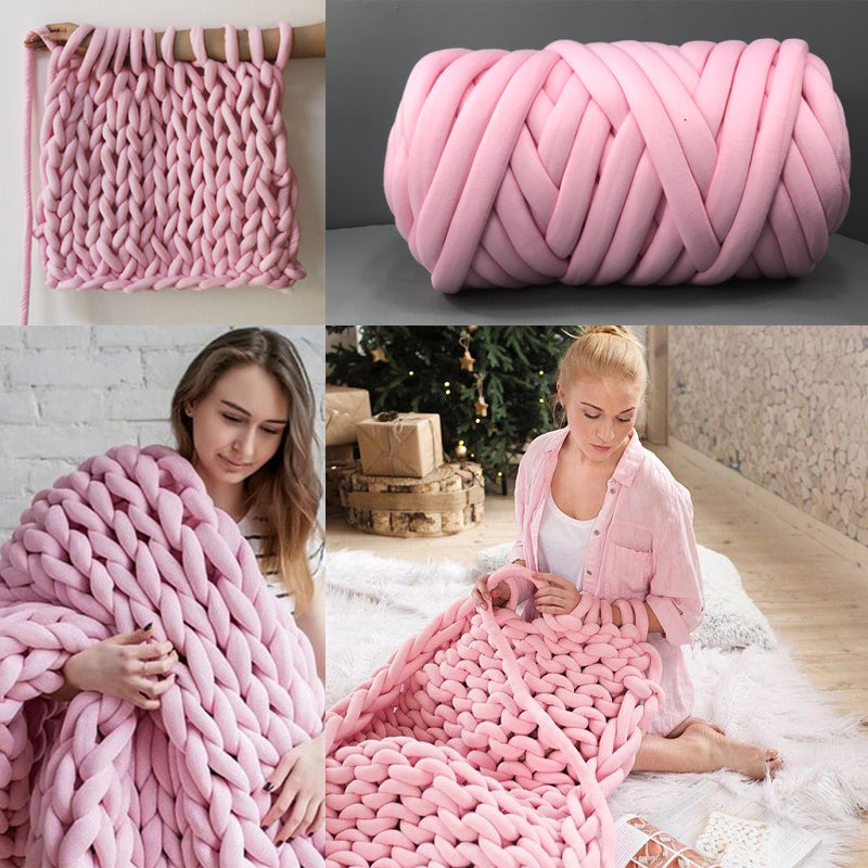 Nivtt Chunky Yarn Blanket - Image 5