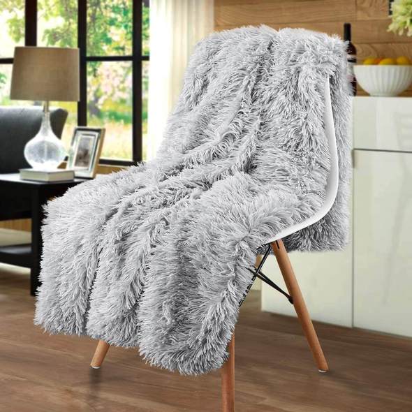 Nivtt Faux fur throw cover | duvet cover bedding set | Faux fur throw blanket - Image 12