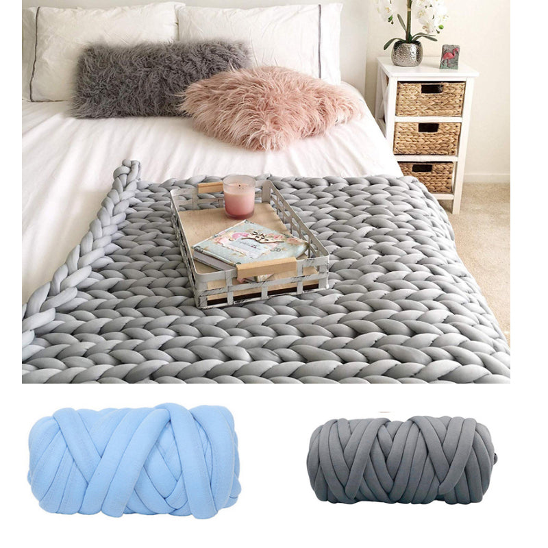 Nivtt Chunky Yarn Blanket - Image 10