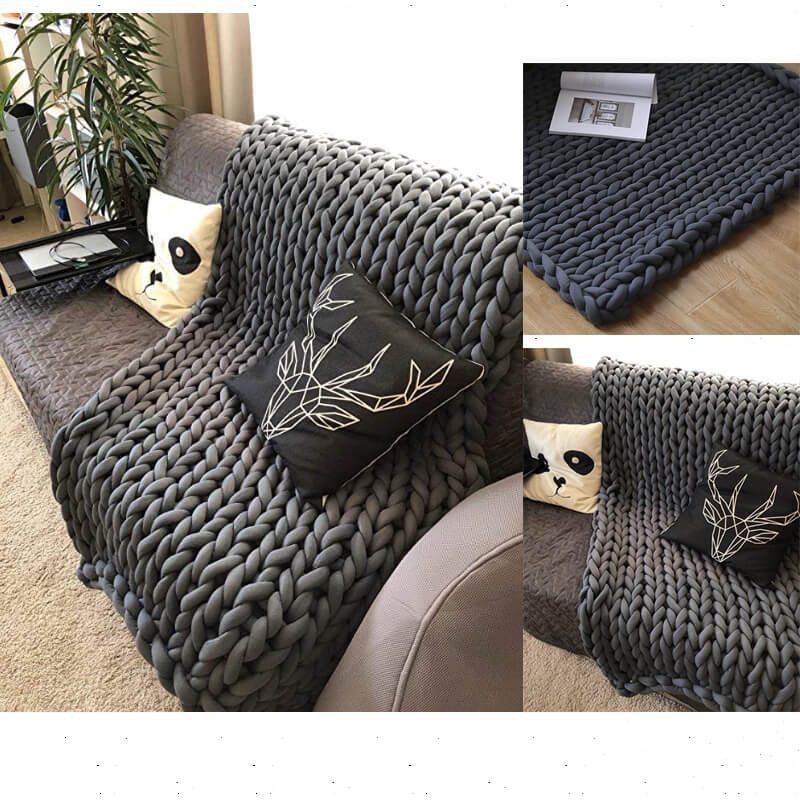 Nivtt Chunky Yarn Blanket - Image 14