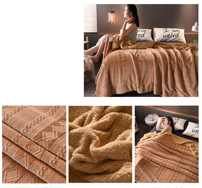 Nivtt Sherpa Fleece Throw Blanket, Plush Blanket Twin Queen Size - Image 14