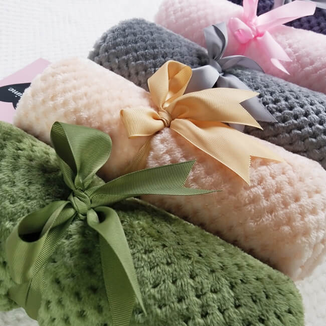 Nivtt Cotton Flannel Fleece Throw Blanket - Image 2