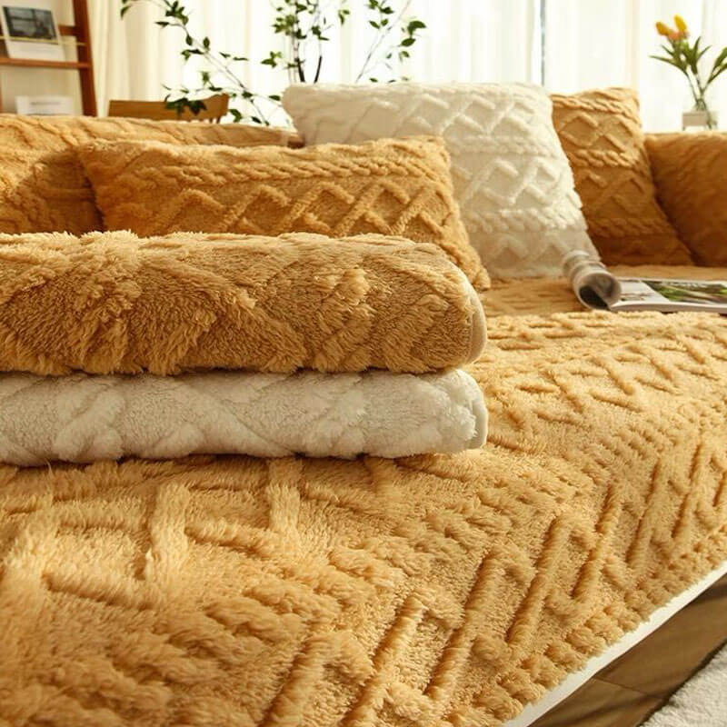Nivtt Cotton Quilted Sectional Couch Covers, Furniture Protector Anti-Slip Couch Covers - Image 10