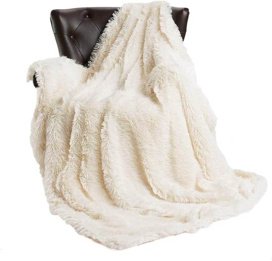 Nivtt Faux fur throw cover | duvet cover bedding set | Faux fur throw blanket - Image 14