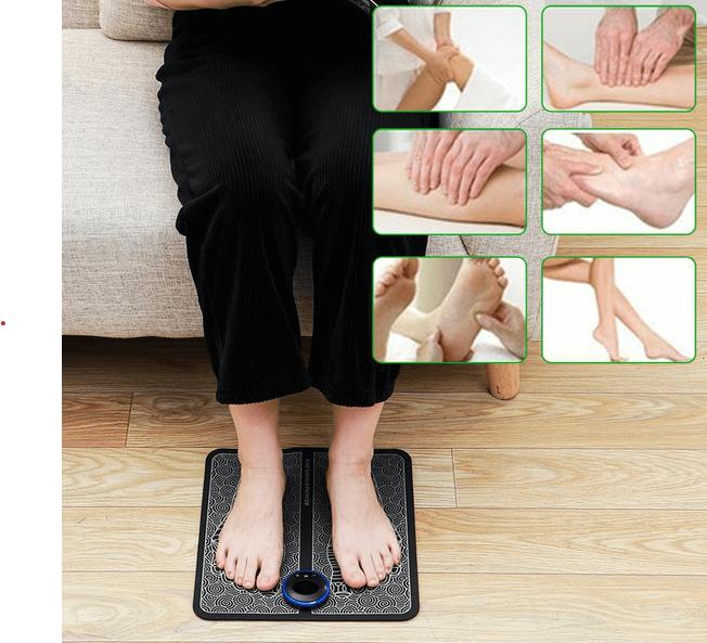 EMS Acupoints Stimulator Massage Foot Mat: Ultimate Relaxation & Pain Relief - Image 3