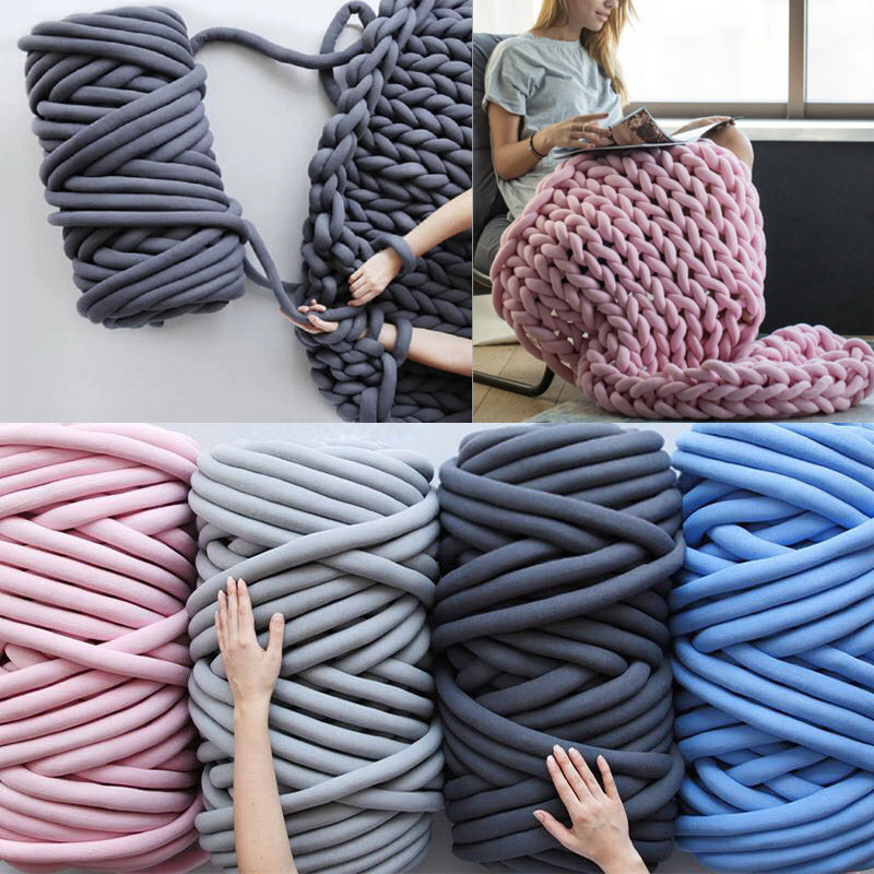 Nivtt Chunky Yarn Blanket