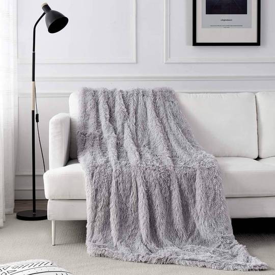 Nivtt Faux fur throw cover | duvet cover bedding set | Faux fur throw blanket - Image 13