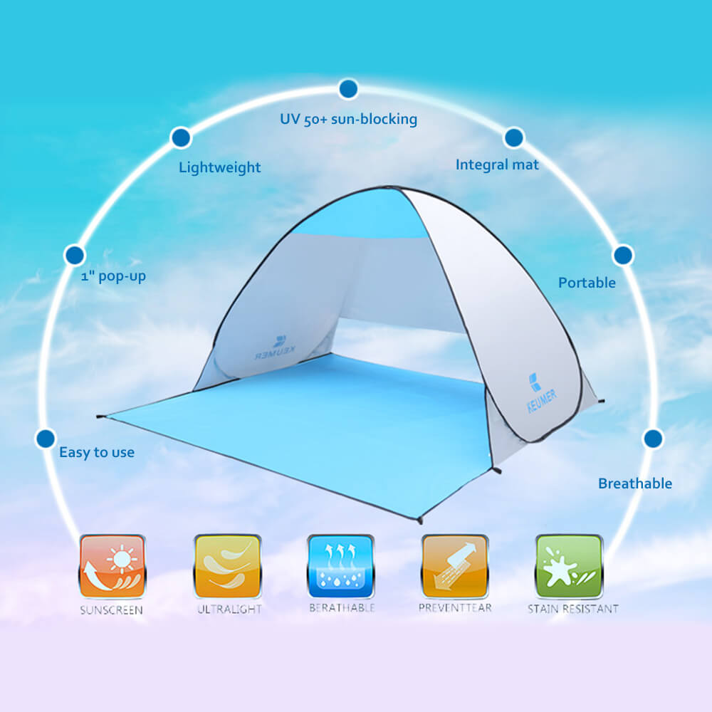 Nivtt Pop up beach tent - Image 5