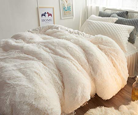 Nivtt Faux fur throw cover | duvet cover bedding set | Faux fur throw blanket - Image 4