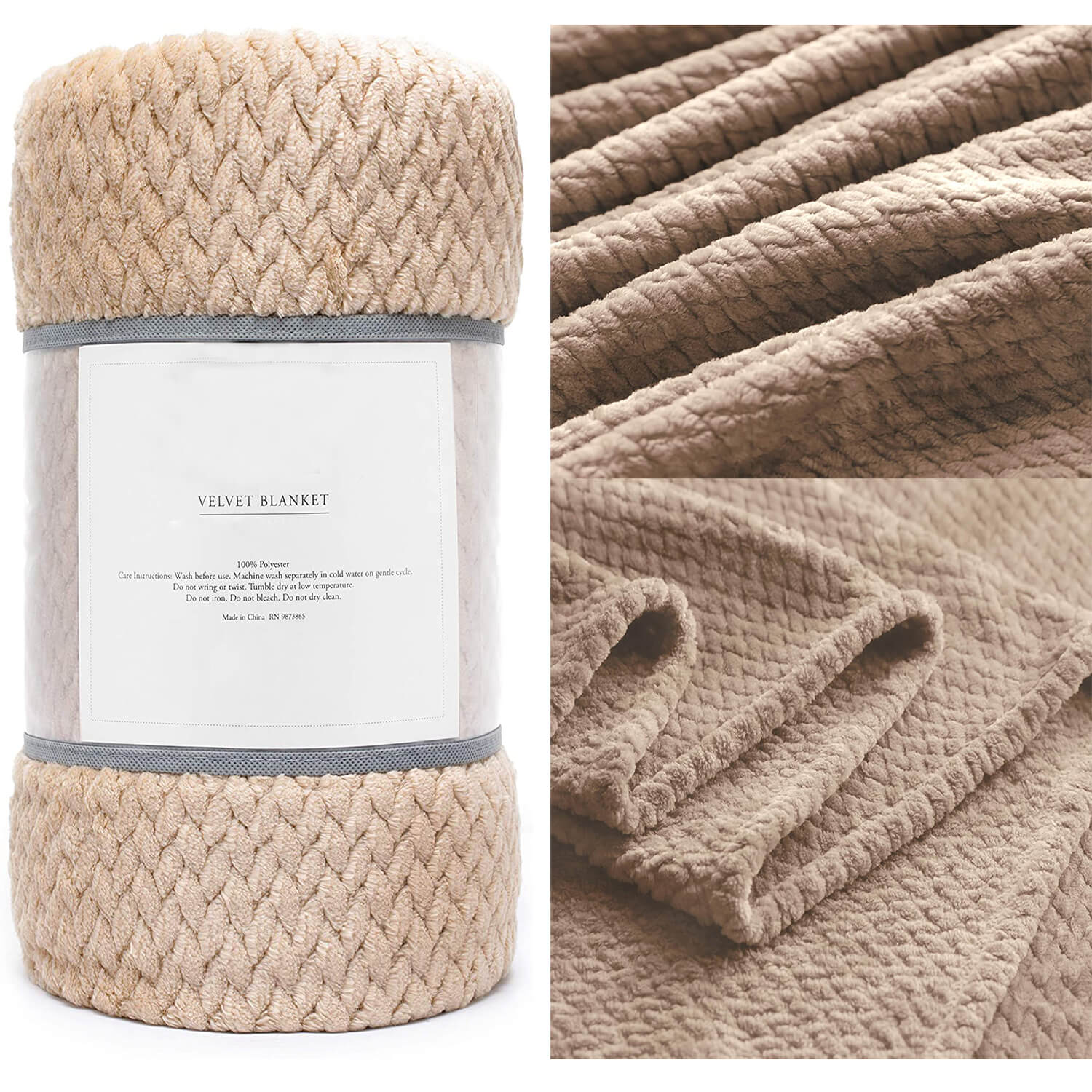 Nivtt Cotton Flannel Fleece Throw Blanket - Image 4