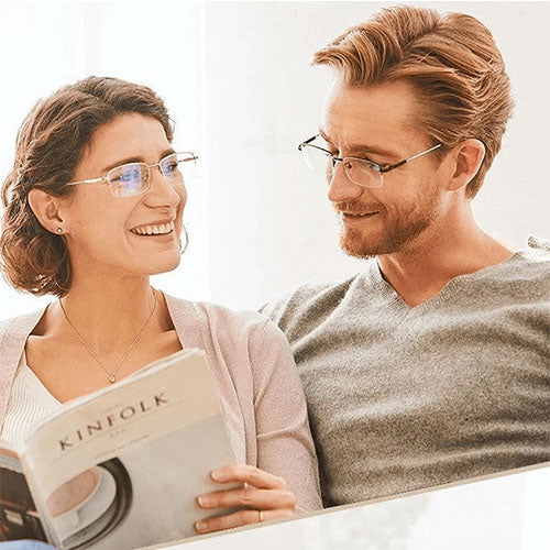 Sapphire high hardness anti blue light intelligent dual focus reading glasses - Image 3