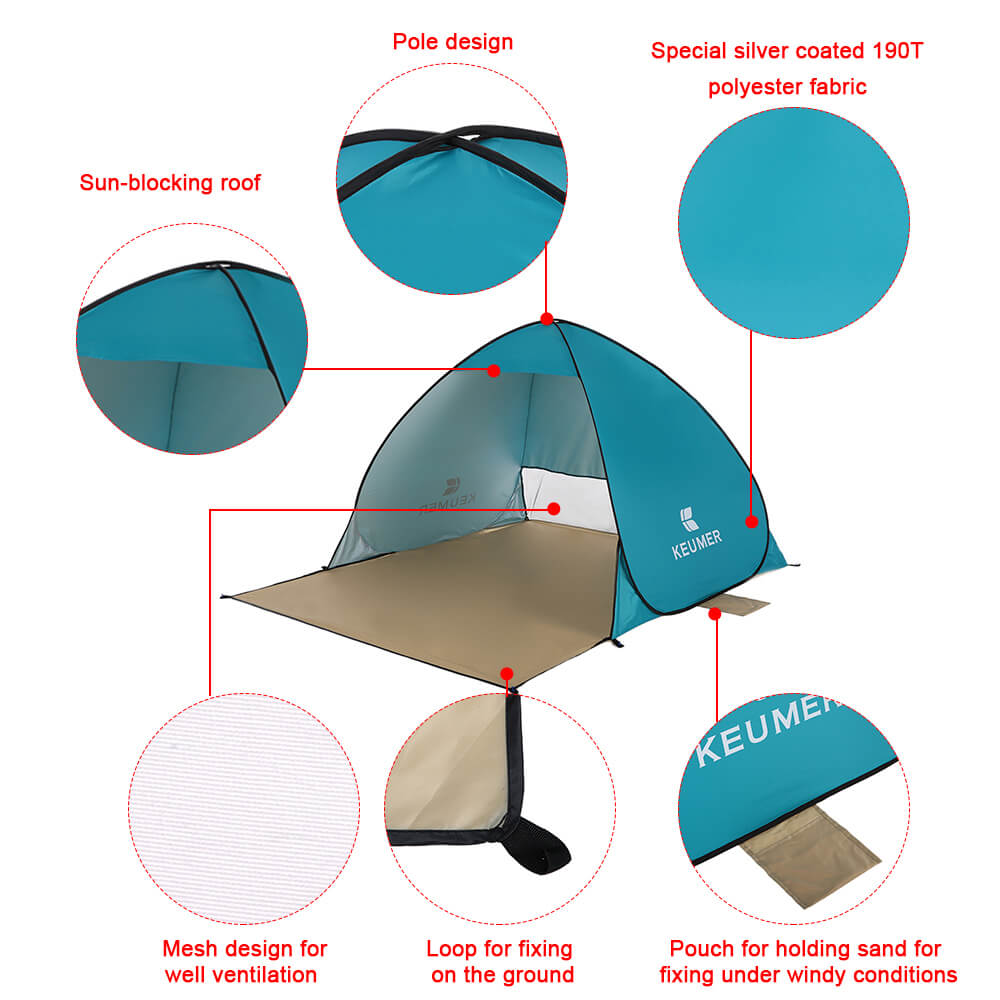 Nivtt Pop up beach tent - Image 6