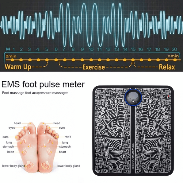 EMS Acupoints Stimulator Massage Foot Mat: Ultimate Relaxation & Pain Relief - Image 5