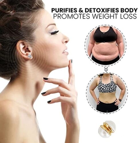 Elegance Lymphvity MagneTherapy White Onyx Earrings - Image 6