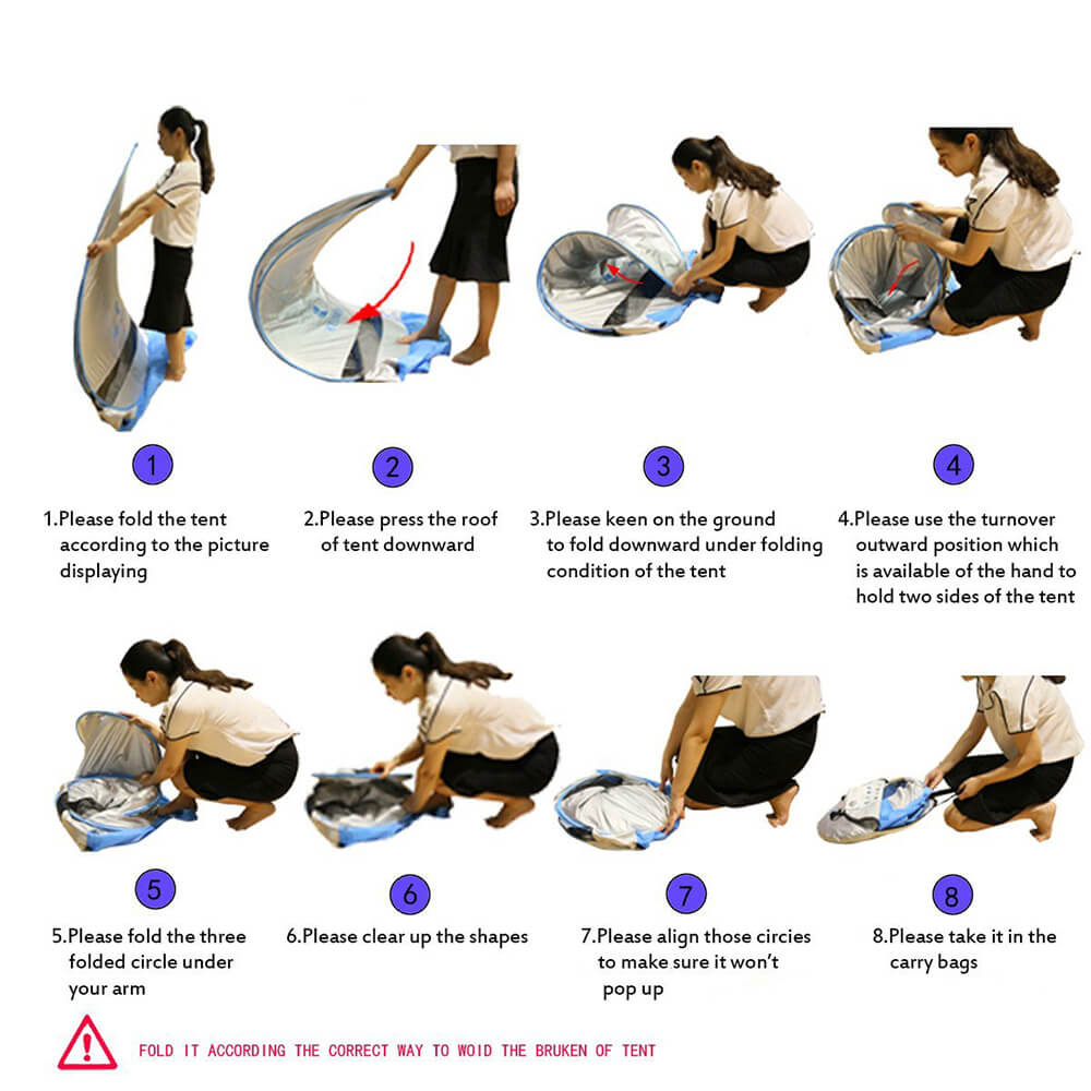 Nivtt Pop up beach tent - Image 7