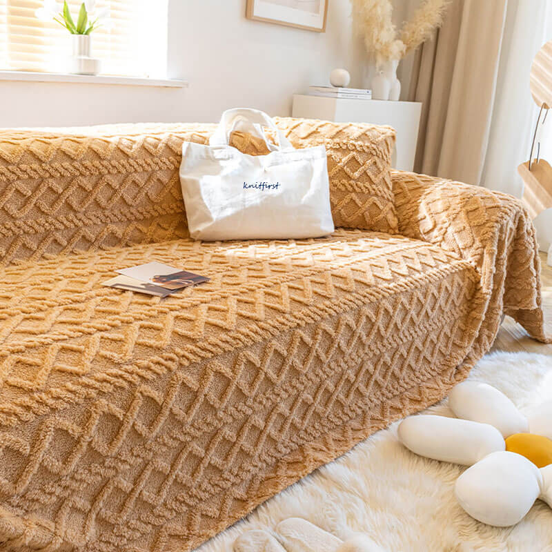 Nivtt Soft Shaggy Sofa Covers , Throws Blankets Sofa Slipcovers for Pets - Image 9