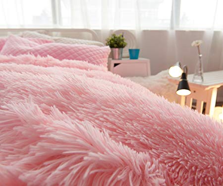 Nivtt Faux fur throw cover | duvet cover bedding set | Faux fur throw blanket - Image 8