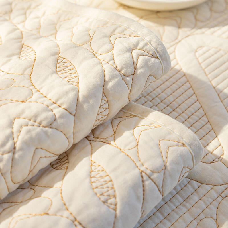 Nivtt Cotton Quilted Sectional Couch Covers, Furniture Protector Anti-Slip Couch Covers - Image 4