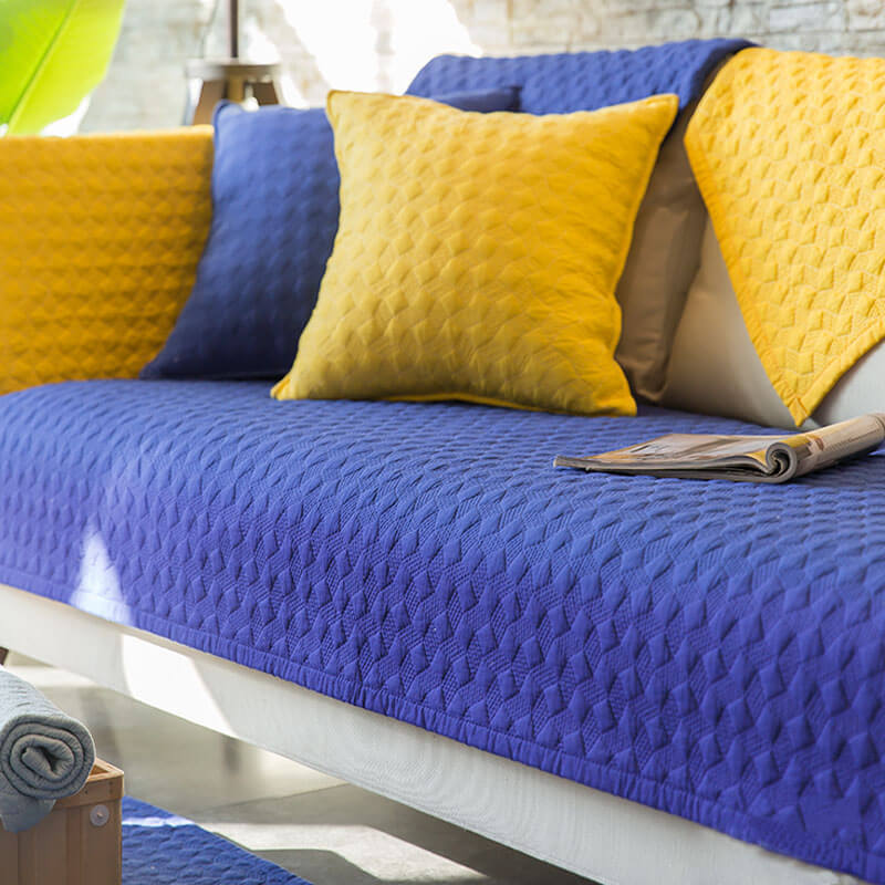 Nivtt Cotton Quilted Sectional Couch Covers, Furniture Protector Anti-Slip Couch Covers - Image 13