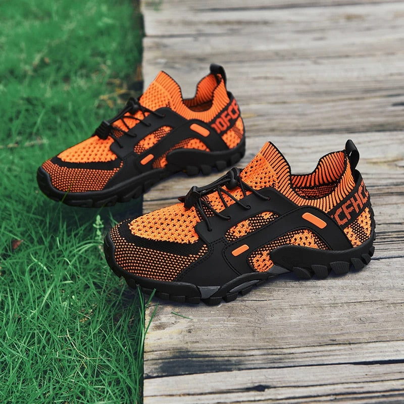 lightweight mesh walking shoes