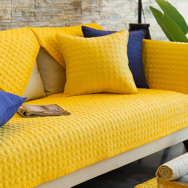 Nivtt Cotton Quilted Sectional Couch Covers, Furniture Protector Anti-Slip Couch Covers - Image 17