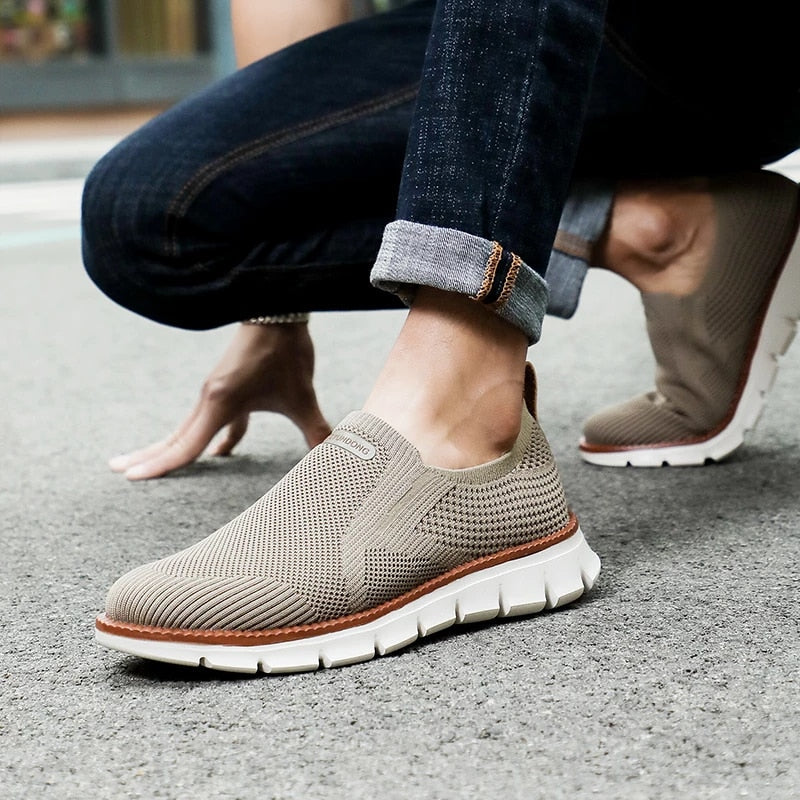 Men Loafers Breathable Shoes - Image 3