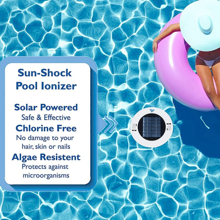 2023 Solar Pool Ionizer, Copper Silver Ion Swimming Pool Purifier Water