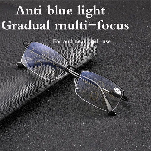 Sapphire high hardness anti blue light intelligent dual focus reading glasses - Image 4