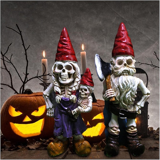 Halloween Skeleton Dwarves Family-A Set